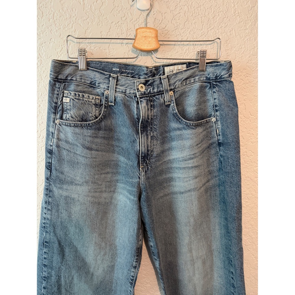 AG Adriano Goldschmied Hattie High-Rise Barrel Jeans 30 Minimalist Contemporary - Picture 3 of 9